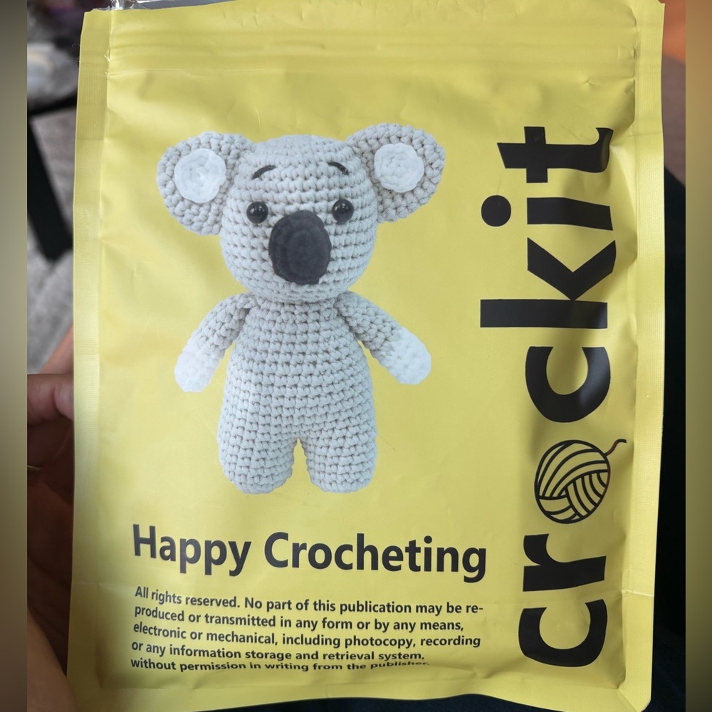 NEW Crockit Crochet Kit with Koala Design